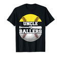 Uncle Ballers Funny Softball Baseball Uncle T-Shirt - Unique Graphic Unisex - T-Shirt, Sweatshirt, Hoodie