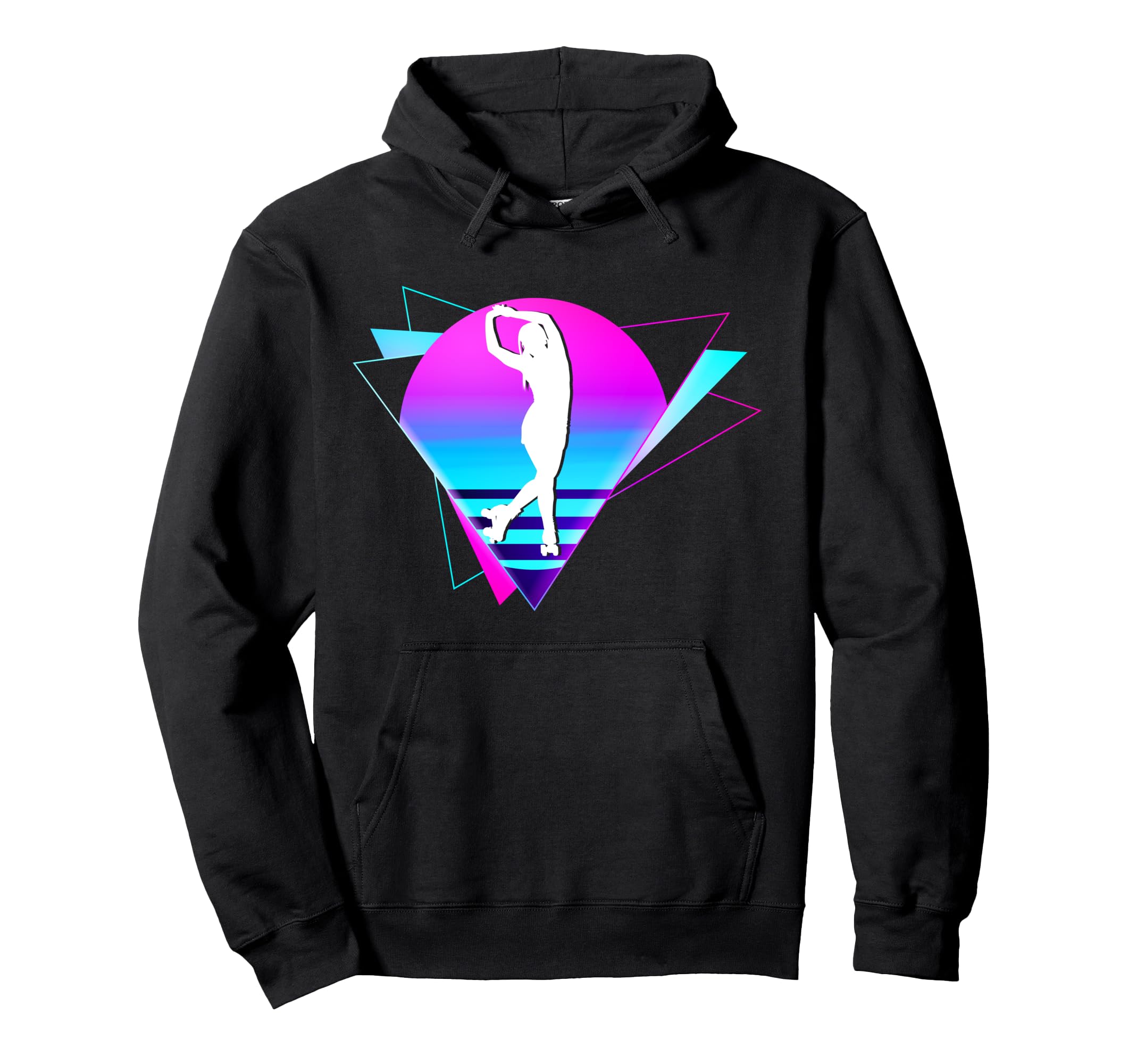 Roller Skating Skate Vaporwave Hoodie - Casual Everyday Wear for Adults - T-Shirt, Sweatshirt, Hoodie