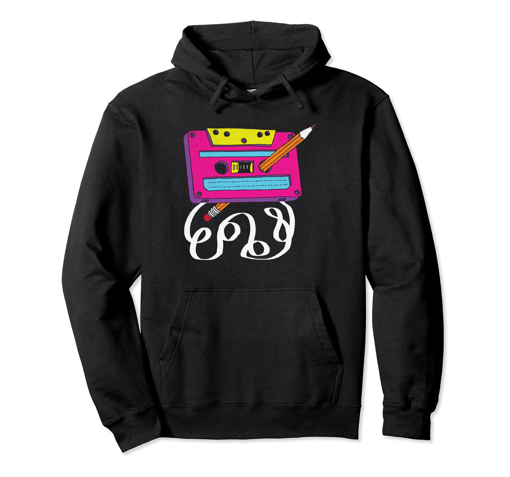 Cassette Tape Hoodie - Graphic Print Unisex - T-Shirt, Sweatshirt, Hoodie