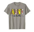 Baseball Softball Auntie Both Softball T-Shirt - Unique Graphic Unisex - T-Shirt, Sweatshirt, Hoodie