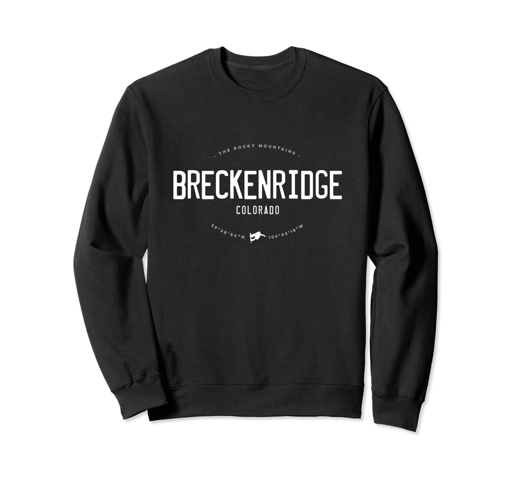 Breckenridge Colorado Distressed Sweatshirt - Trendy Graphic for Adults - T-Shirt, Sweatshirt, Hoodie