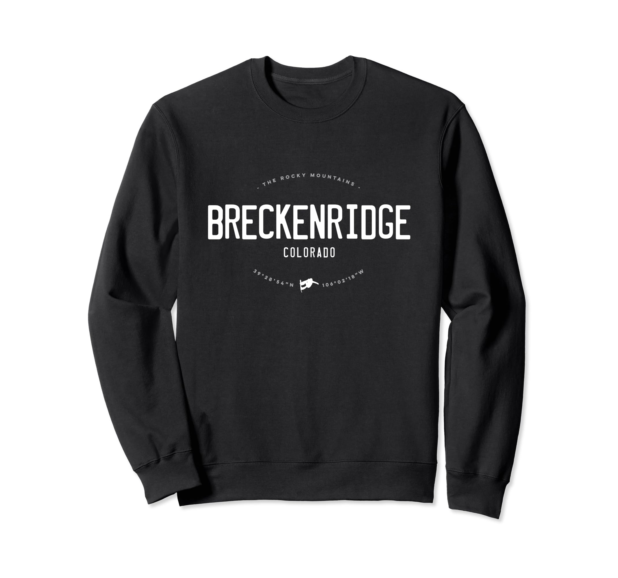 Breckenridge Colorado Distressed Sweatshirt - Trendy Graphic for Adults - T-Shirt, Sweatshirt, Hoodie