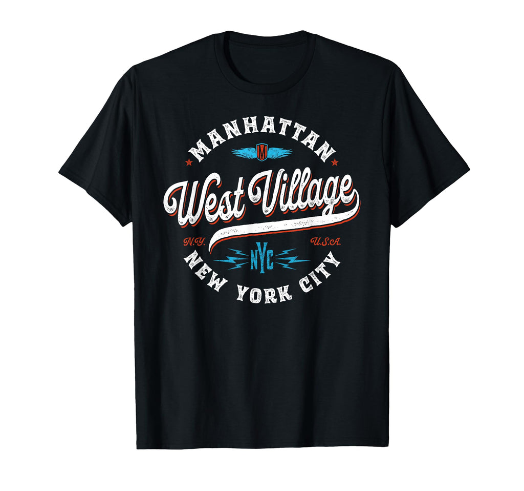 West Village Manhattan New York T-Shirt - Graphic Print for Adults - T-Shirt, Sweatshirt, Hoodie