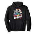 This Is My 80S Costume Groovy Flower Hoodie - Graphic Print for Adults - T-Shirt, Sweatshirt, Hoodie
