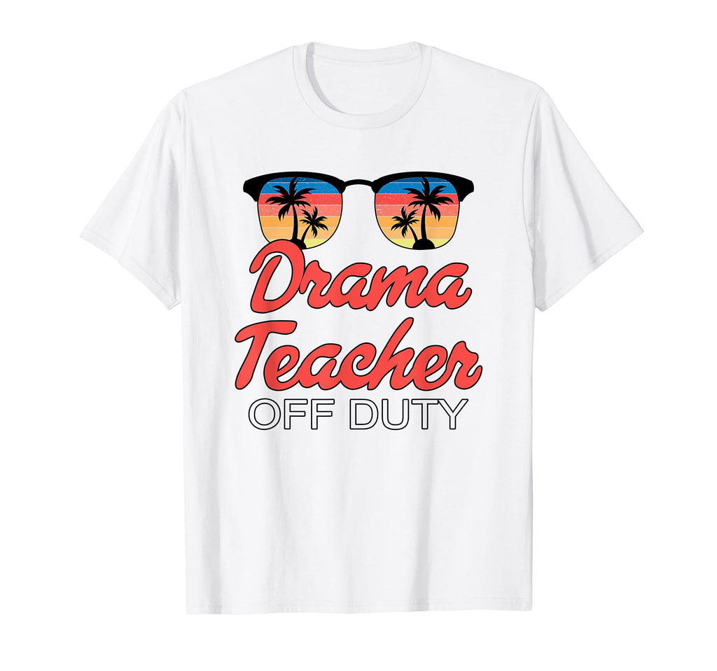 Drama Teacher Off Duty Sunset T-Shirt - Aesthetic Graphic for Adults - T-Shirt, Sweatshirt, Hoodie