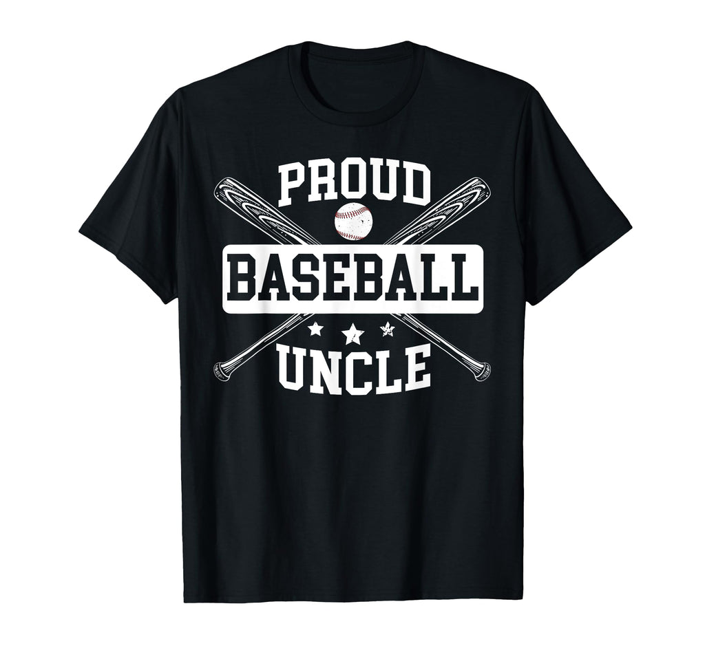 Proud Baseball Uncle Baseball Player T-Shirt - Custom Art Print for Adults - T-Shirt, Sweatshirt, Hoodie