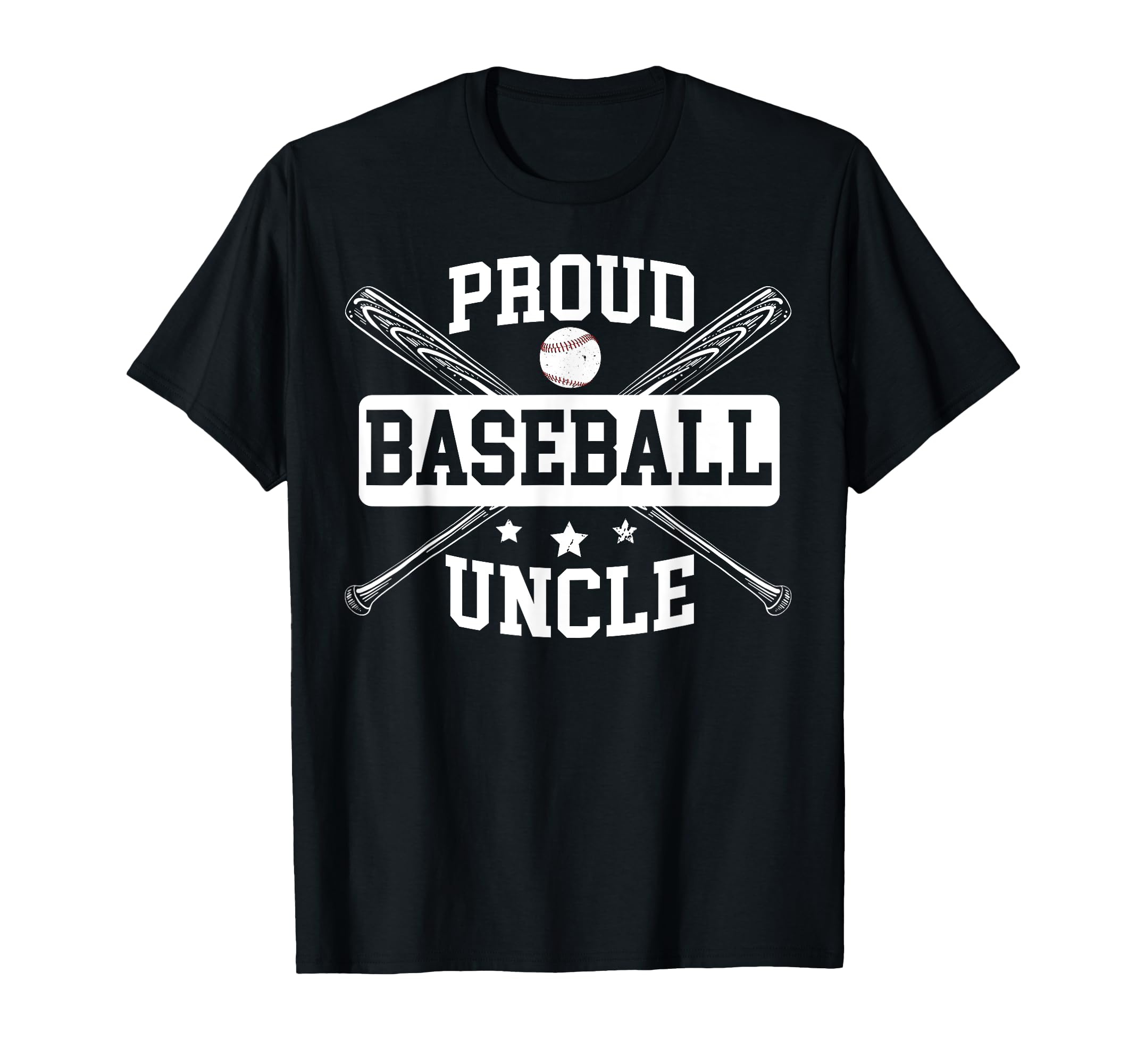 Proud Baseball Uncle Baseball Player T-Shirt - Custom Art Print for Adults - T-Shirt, Sweatshirt, Hoodie