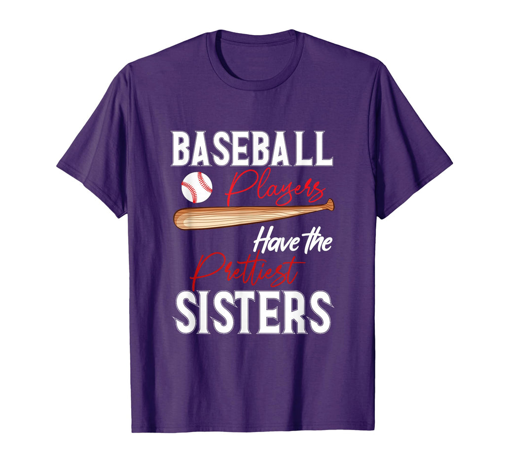 Funny Baseball Sisters Baseball T-Shirt - Novelty Apparel for Adults - T-Shirt, Sweatshirt, Hoodie