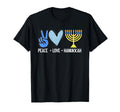 Hanukkah Menorah Jewish Peace T-Shirt - Casual Everyday Wear Men Women - T-Shirt, Sweatshirt, Hoodie
