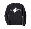 Catcher Heartbeat Baseball Catcher Sweatshirt - Custom Art Print for Adults - T-Shirt, Sweatshirt, Hoodie