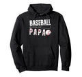 Baseball Papa Family Matching Funny Hoodie - Trendy Graphic Unisex - T-Shirt, Sweatshirt, Hoodie