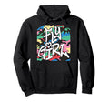 Fly 80S 90S Old School Camo B Hip Hop Hoodie - Novelty Apparel Men Women - T-Shirt, Sweatshirt, Hoodie