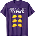 Check Out My Six Pack Funny Taco - Adult & Kids T-Shirts, Sweatshirts & Hoodies apparel design preview 1