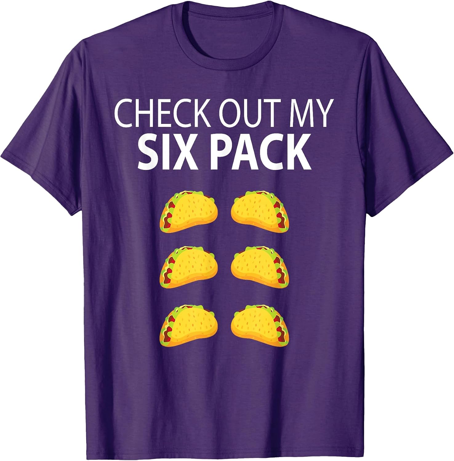 Check Out My Six Pack Funny Taco - Adult & Kids T-Shirts, Sweatshirts & Hoodies apparel design preview 1
