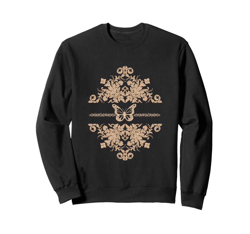 Butterfly Cyber Y2K Aesthetic Sweatshirt - Custom Art Print Men Women - T-Shirt, Sweatshirt, Hoodie