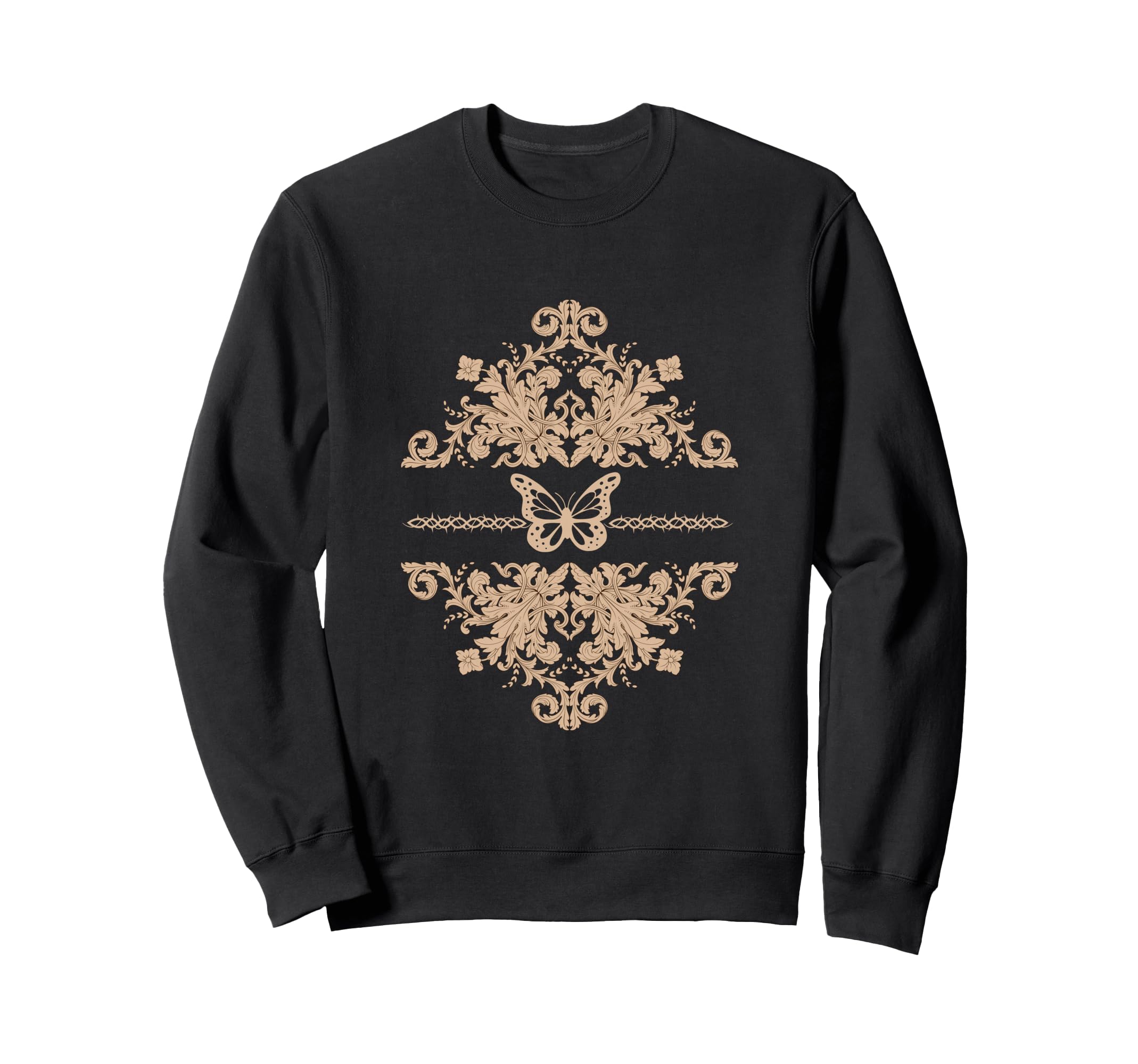 Butterfly Cyber Y2K Aesthetic Sweatshirt - Custom Art Print Men Women - T-Shirt, Sweatshirt, Hoodie