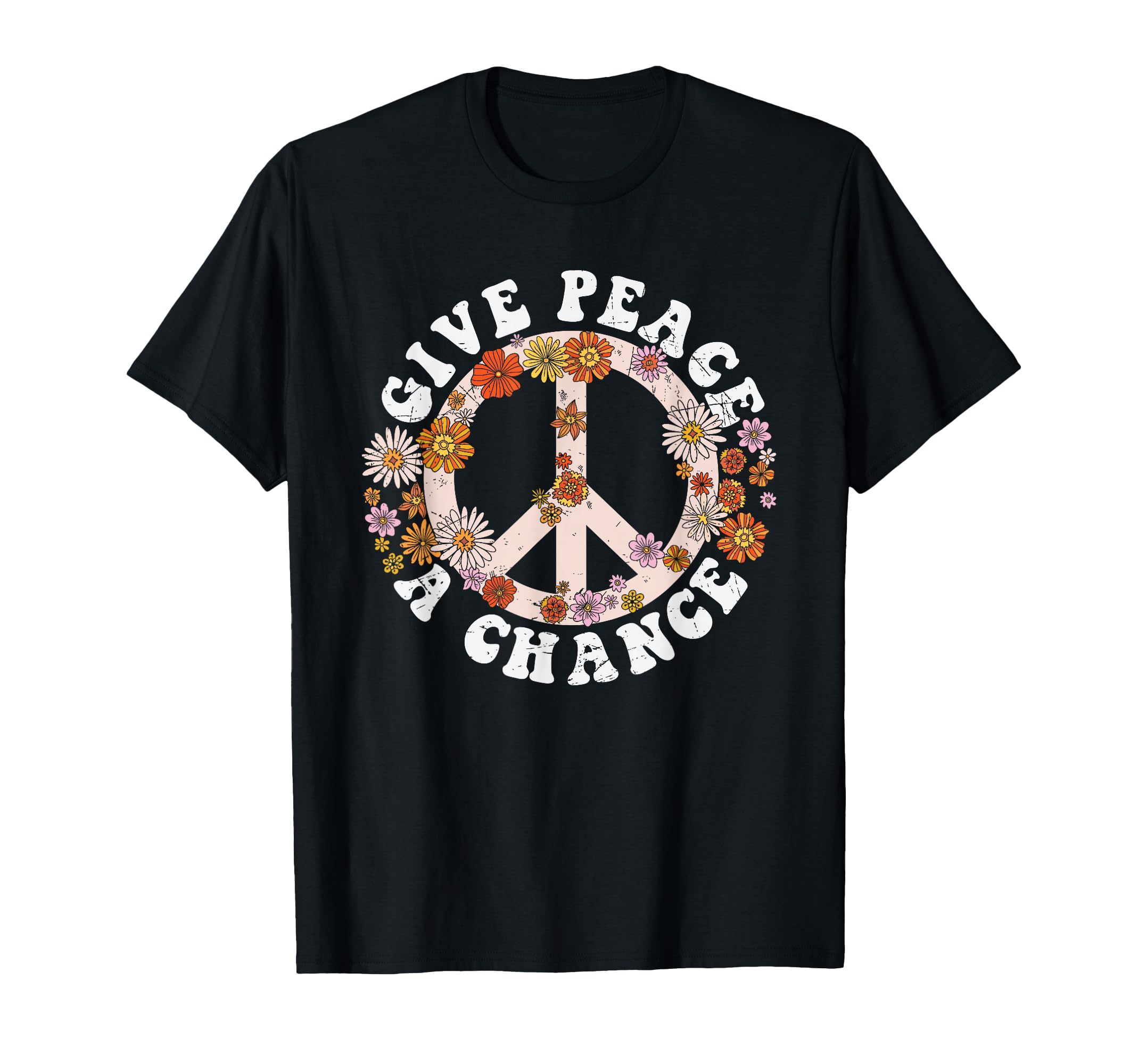 Give Peace Chance Hippie T-Shirt - Aesthetic Graphic Men Women - T-Shirt, Sweatshirt, Hoodie
