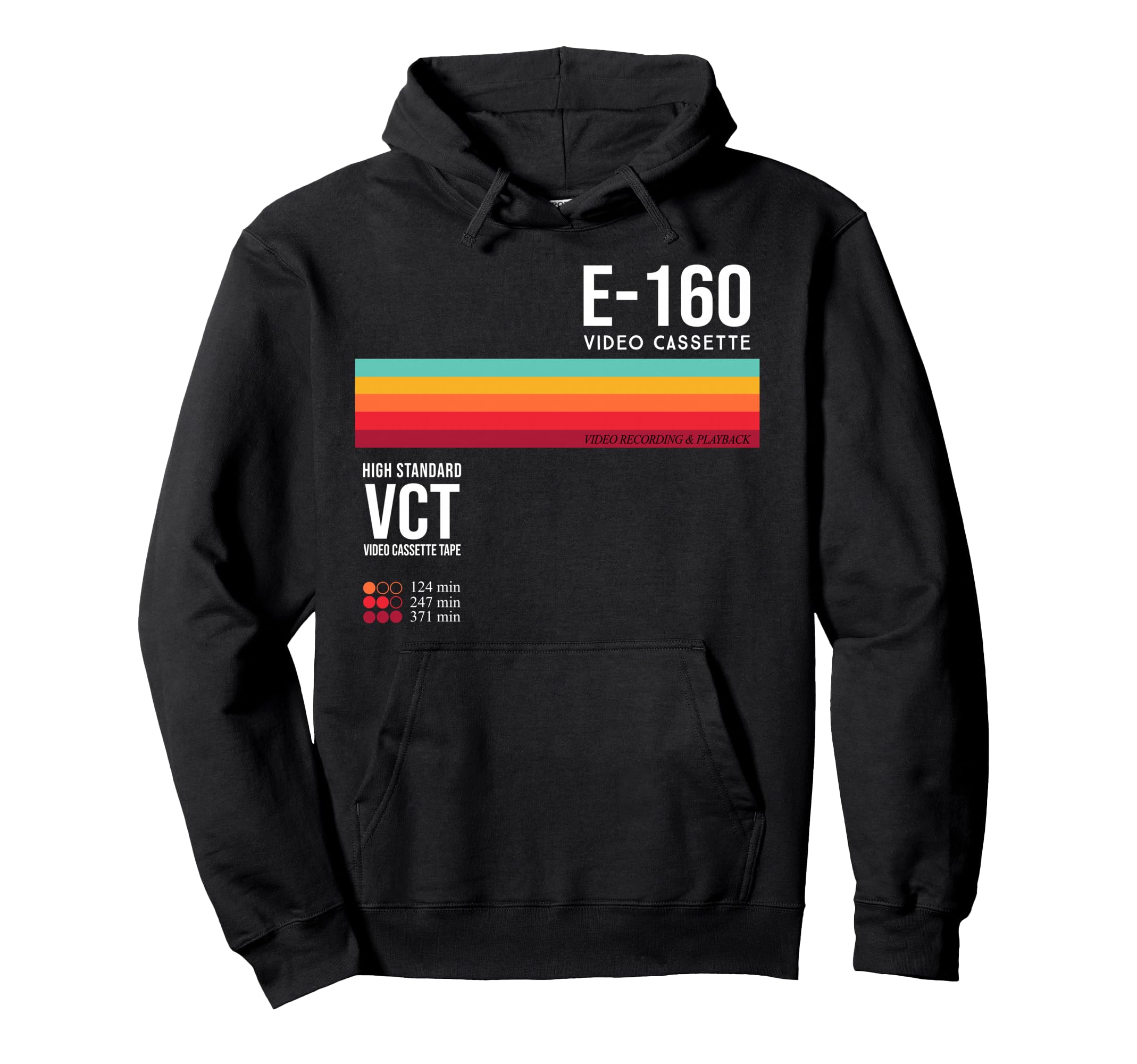 80S Video Cassette Tape Hoodie - Streetwear Style for Adults - T-Shirt, Sweatshirt, Hoodie