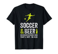 Soccer Beer Football Distressed T-Shirt - Novelty Apparel Men Women - T-Shirt, Sweatshirt, Hoodie
