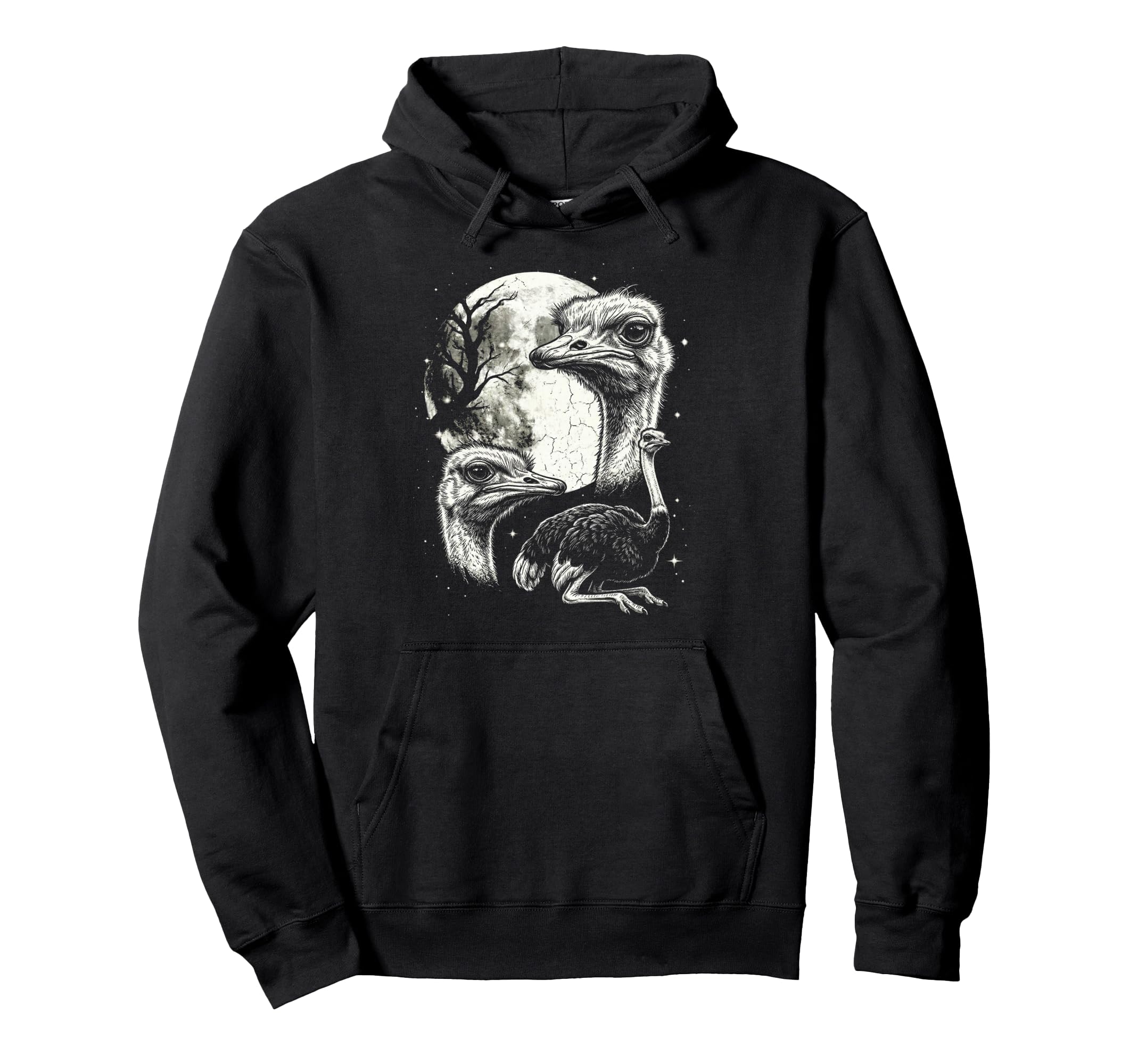 Ostrich 90S Aesthetic Y2K Ostrich Hoodie - Graphic Print for Adults - T-Shirt, Sweatshirt, Hoodie
