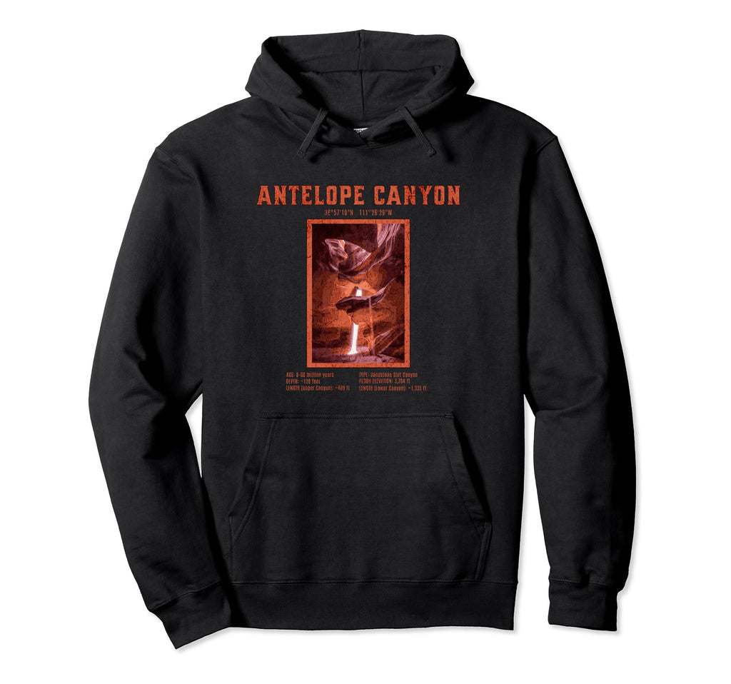 Antelope Canyon Arizona Distressed Desert Hoodie - Trendy Graphic Unisex - T-Shirt, Sweatshirt, Hoodie