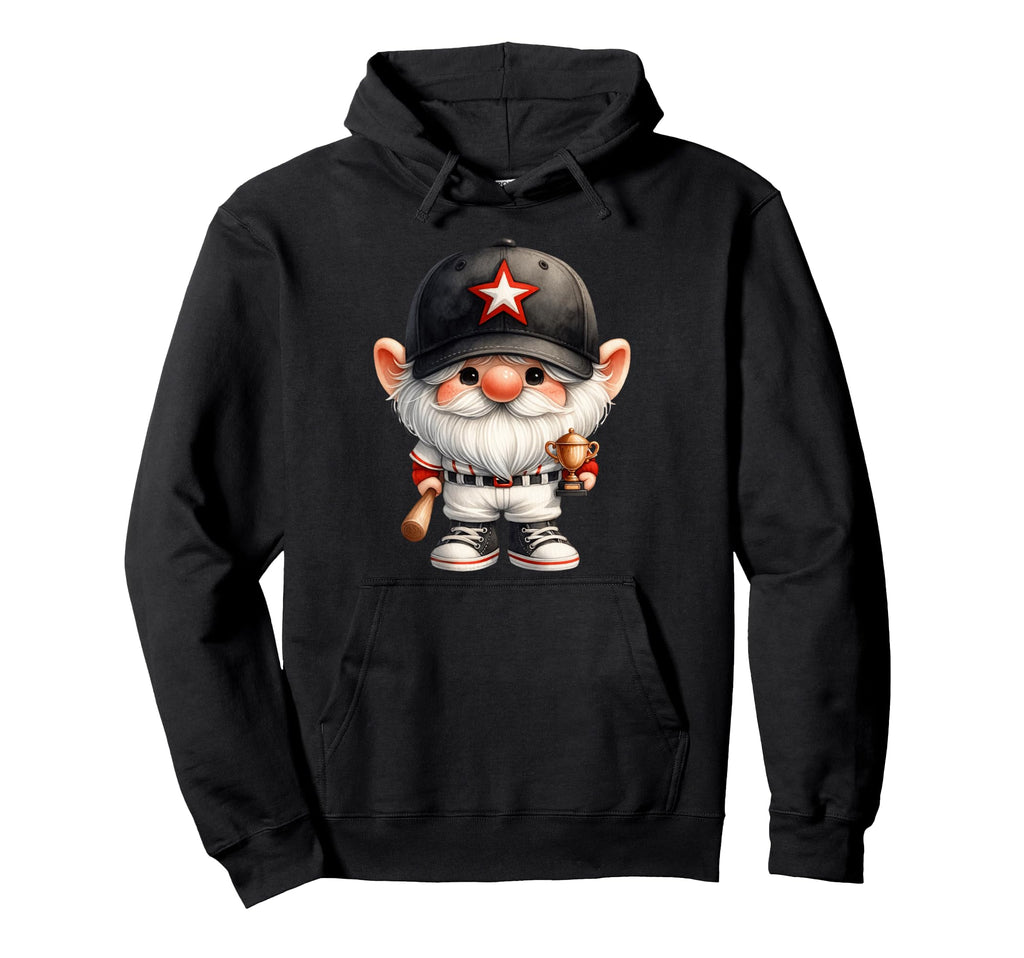 Baseball Dad Gnome Baseball Lover Hoodie - Custom Art Print Men Women - T-Shirt, Sweatshirt, Hoodie