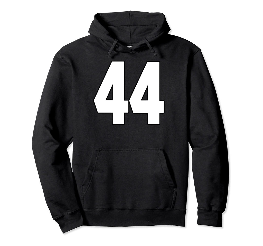 Big 44 Jersey Number 44 Uniform Biggest Fan Hoodie - Trendy Graphic Unisex - T-Shirt, Sweatshirt, Hoodie