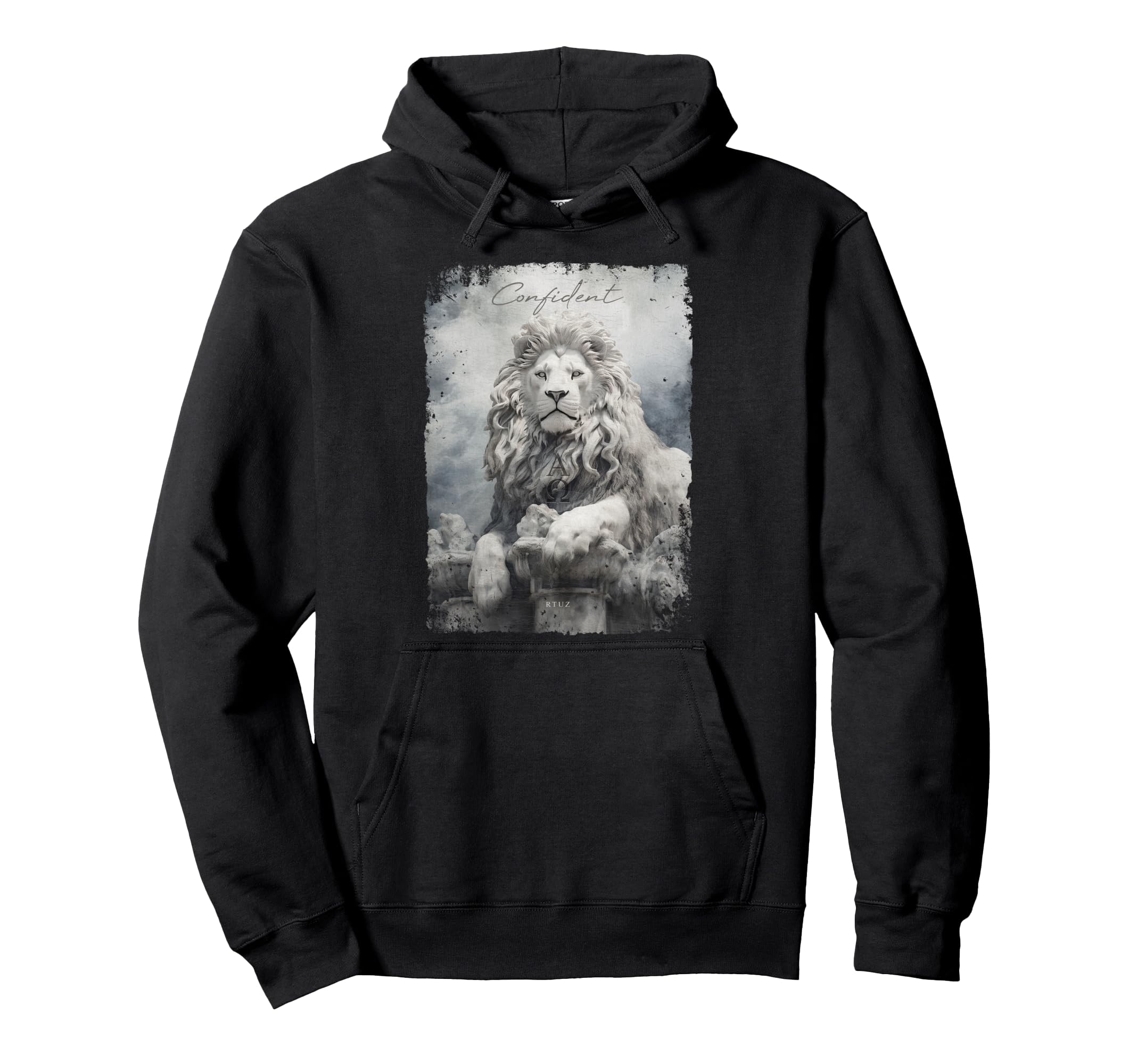 Aesthetic Streetwear Lion Hoodie - Trendy Graphic for Adults - T-Shirt, Sweatshirt, Hoodie