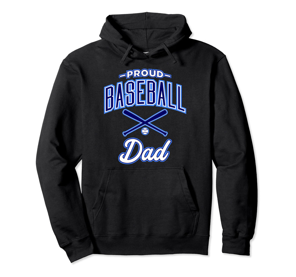 Baseball Dad Hoodie - Unique Graphic Unisex - T-Shirt, Sweatshirt, Hoodie