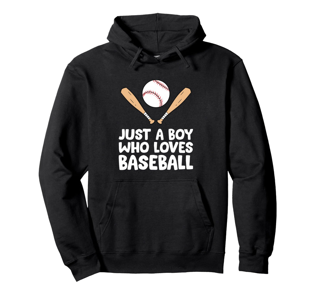Just Who Loves Baseball Hoodie - Aesthetic Graphic Men Women - T-Shirt, Sweatshirt, Hoodie