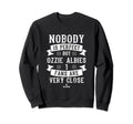 Nobody Is Ozzie Albies Baseball Sweatshirt - Minimalist Print Unisex - T-Shirt, Sweatshirt, Hoodie
