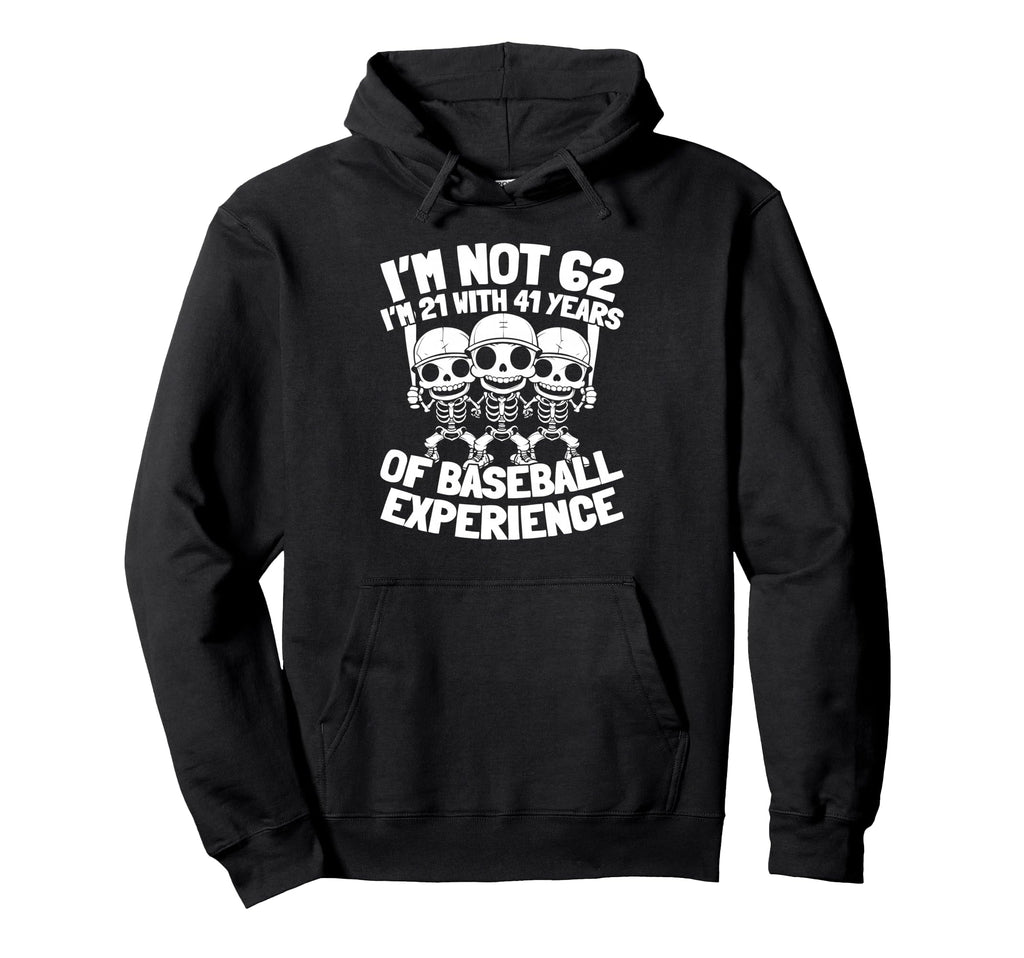 62Th Birthday Baseballer Team Hoodie - Casual Everyday Wear for Adults - T-Shirt, Sweatshirt, Hoodie