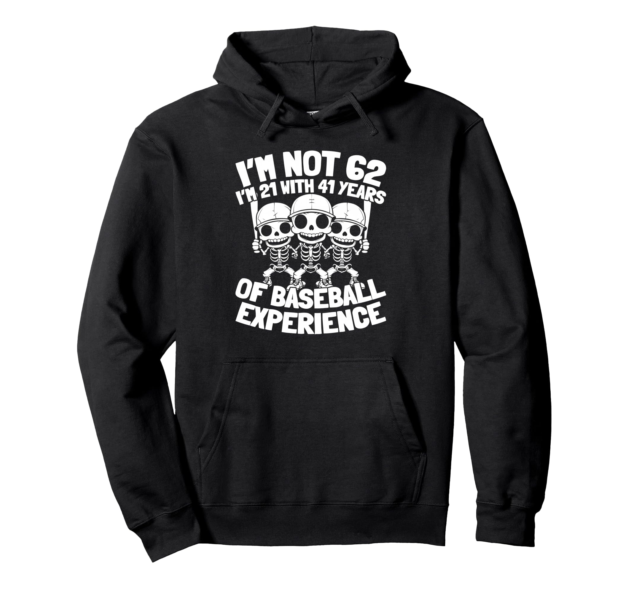 62Th Birthday Baseballer Team Hoodie - Casual Everyday Wear for Adults - T-Shirt, Sweatshirt, Hoodie