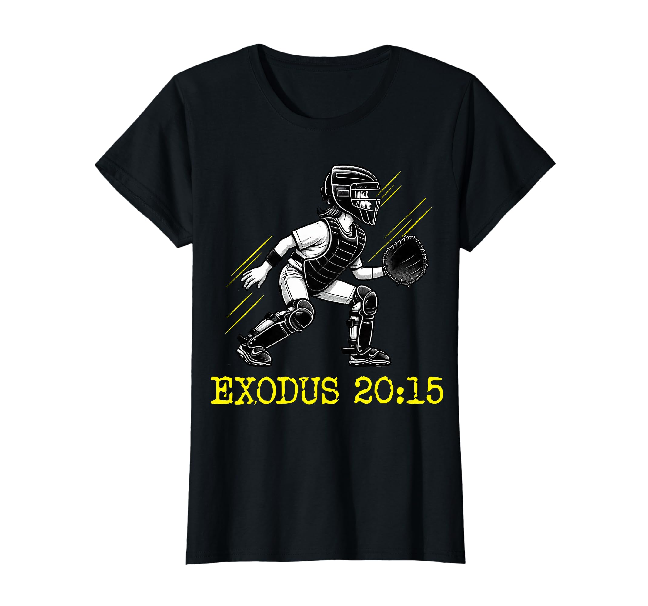 Softball Catcher T-Shirt - Fun Novelty Design for Adults - T-Shirt, Sweatshirt, Hoodie