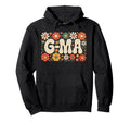 G Ma Floral Hippie Boho 70S Hoodie - Casual Everyday Wear for Adults - T-Shirt, Sweatshirt, Hoodie