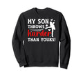 My Son Baseball Pitcher Mom Sweatshirt - Casual Everyday Wear Unisex - T-Shirt, Sweatshirt, Hoodie
