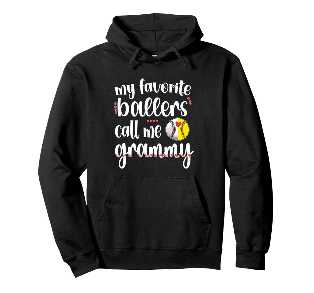 My Favorite Ballers Call Me Baseball Hoodie - Novelty Apparel Men Women - T-Shirt, Sweatshirt, Hoodie