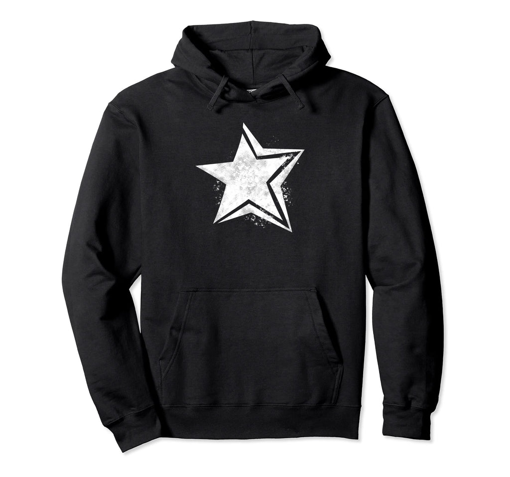 Downtown Aesthetic Cyber Y2K Star Hoodie - Casual Everyday Wear Unisex - T-Shirt, Sweatshirt, Hoodie