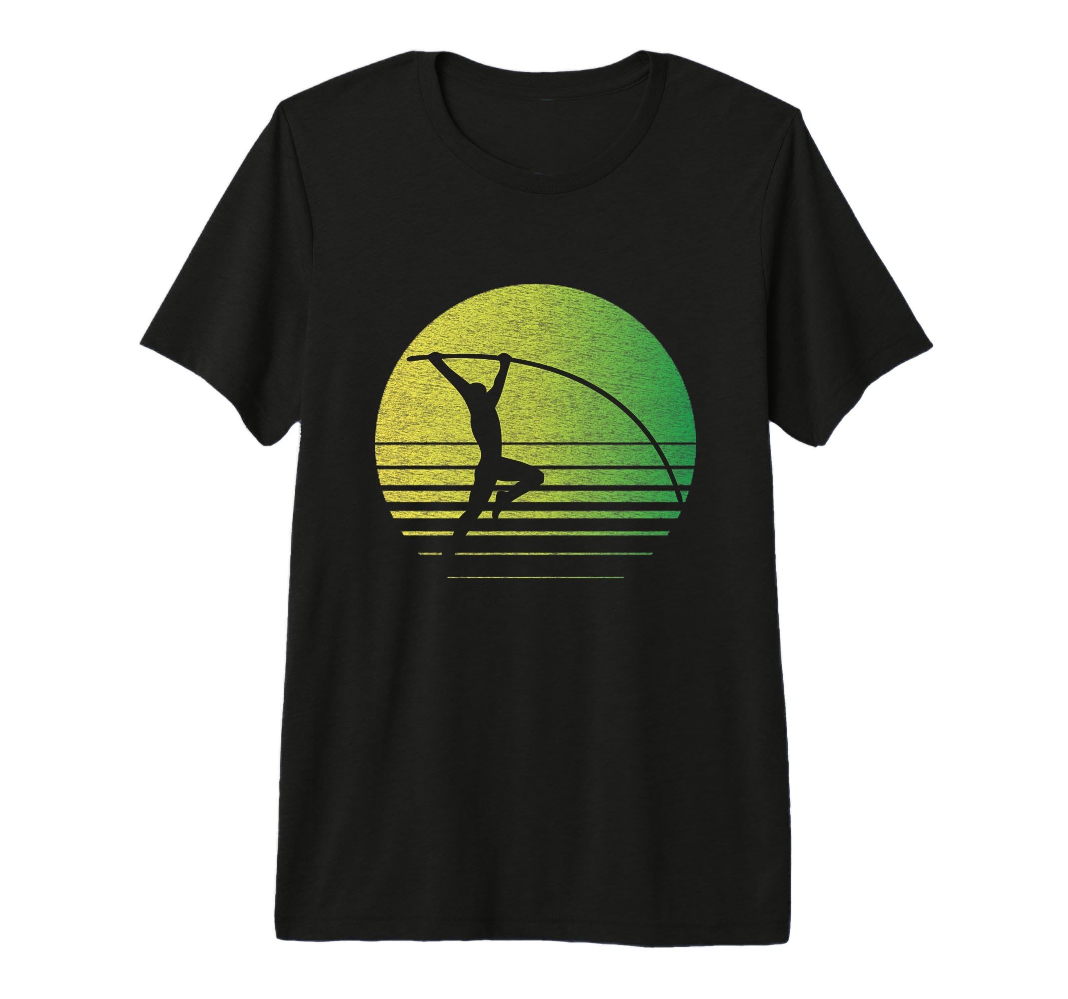 Pole Vault Distressed Pole Vaulting Tri T-Shirt - Trendy Graphic Men Women - T-Shirt, Sweatshirt, Hoodie