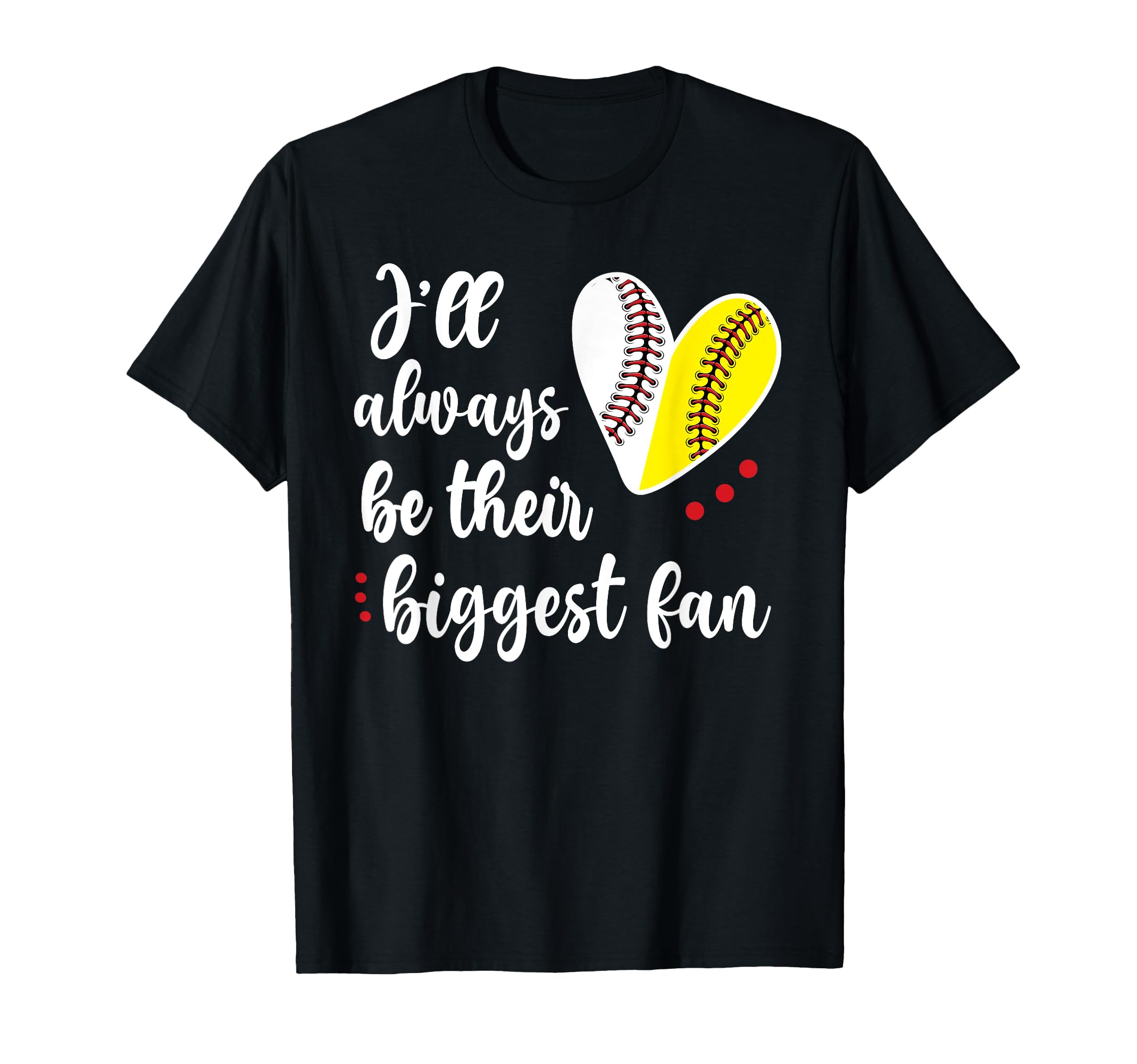 Huge Fan Softball Baseball Player Mother T-Shirt - Custom Art Print Unisex - T-Shirt, Sweatshirt, Hoodie