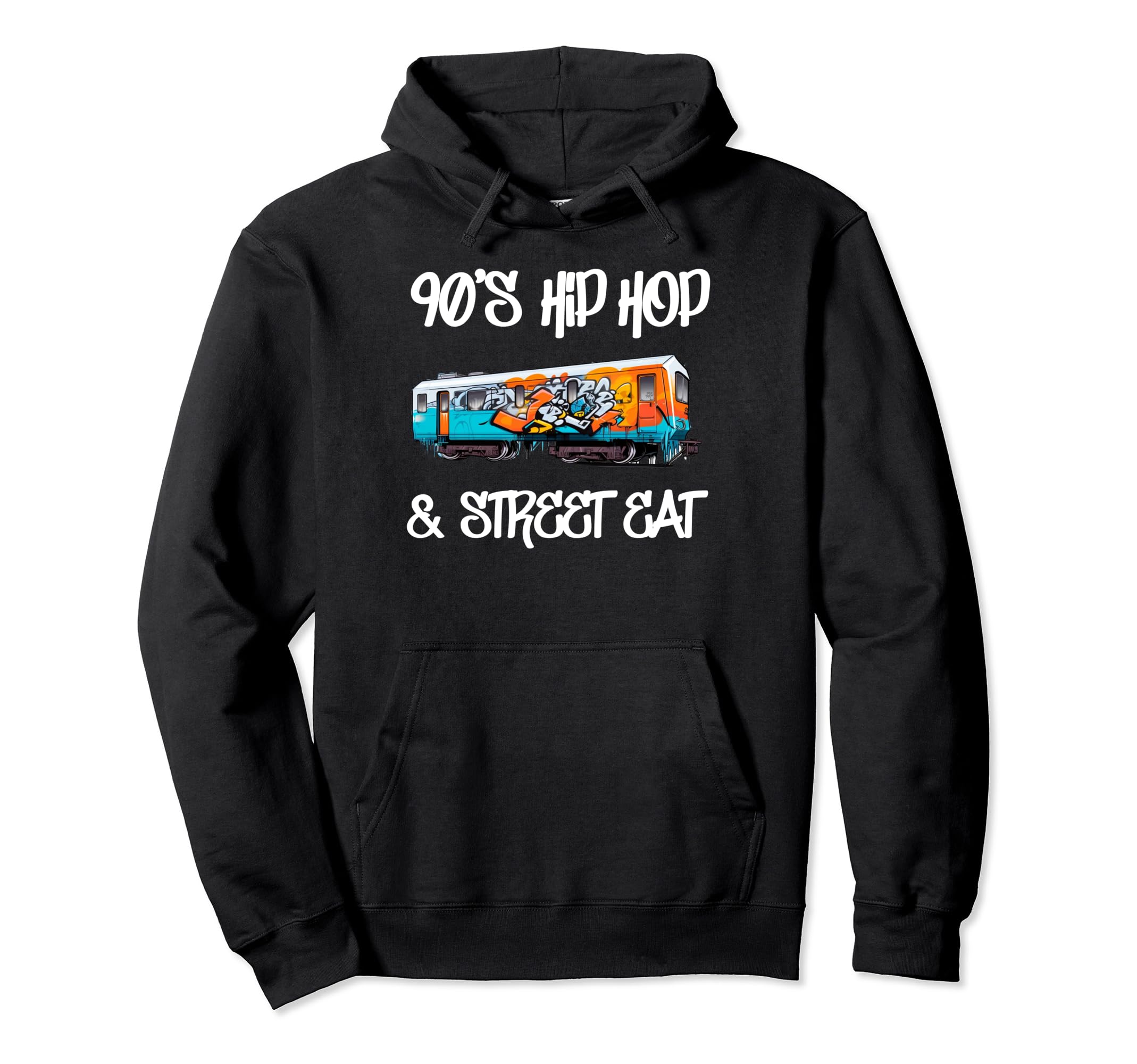 Hip Hop Old School 90S Music Graffiti Hoodie - Casual Everyday Wear Unisex - T-Shirt, Sweatshirt, Hoodie