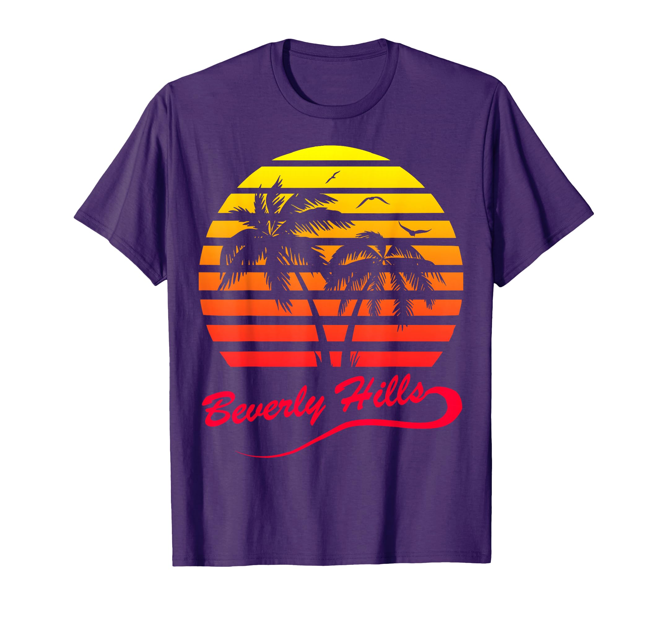Beverly Hills Los Angeles 80S Summer T-Shirt - Aesthetic Graphic Men Women - T-Shirt, Sweatshirt, Hoodie