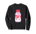 Strawberry Milk Cartoon Japanese Sweatshirt - Casual Everyday Wear Unisex - T-Shirt, Sweatshirt, Hoodie