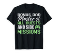 Gamer Stepdad Fathers Day Bonus Dad T-Shirt - Custom Art Print Men Women - T-Shirt, Sweatshirt, Hoodie