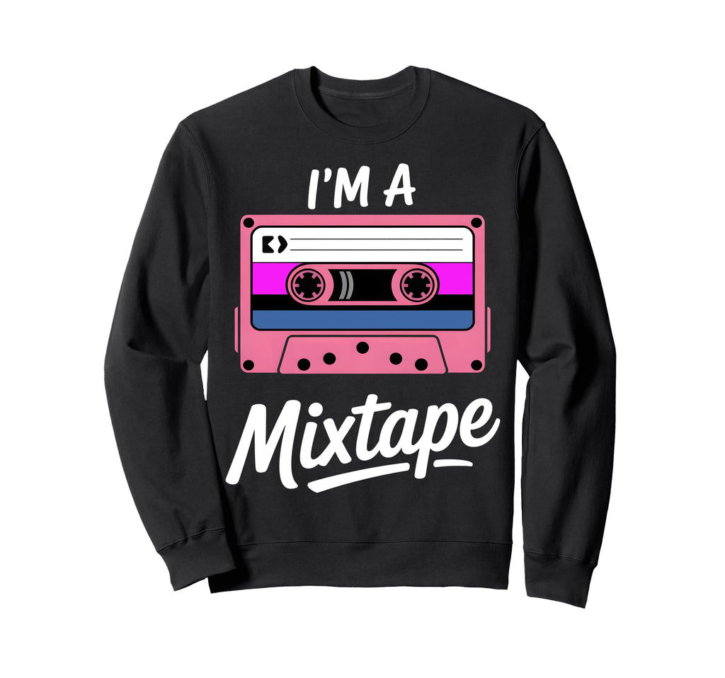 Im Mixtape Genderfluid Pride Sweatshirt - Casual Everyday Wear Unisex - T-Shirt, Sweatshirt, Hoodie