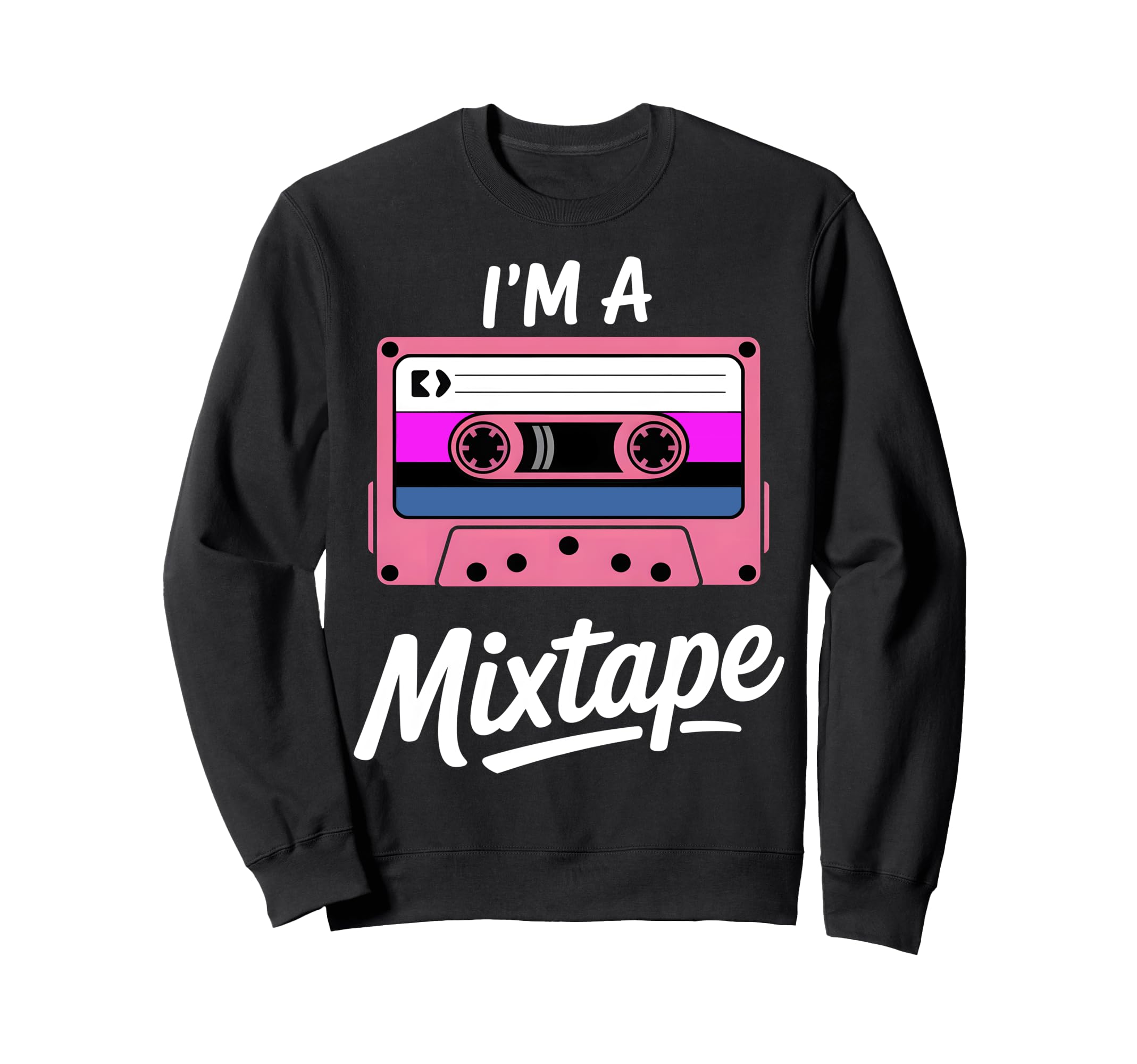 Im Mixtape Genderfluid Pride Sweatshirt - Casual Everyday Wear Unisex - T-Shirt, Sweatshirt, Hoodie