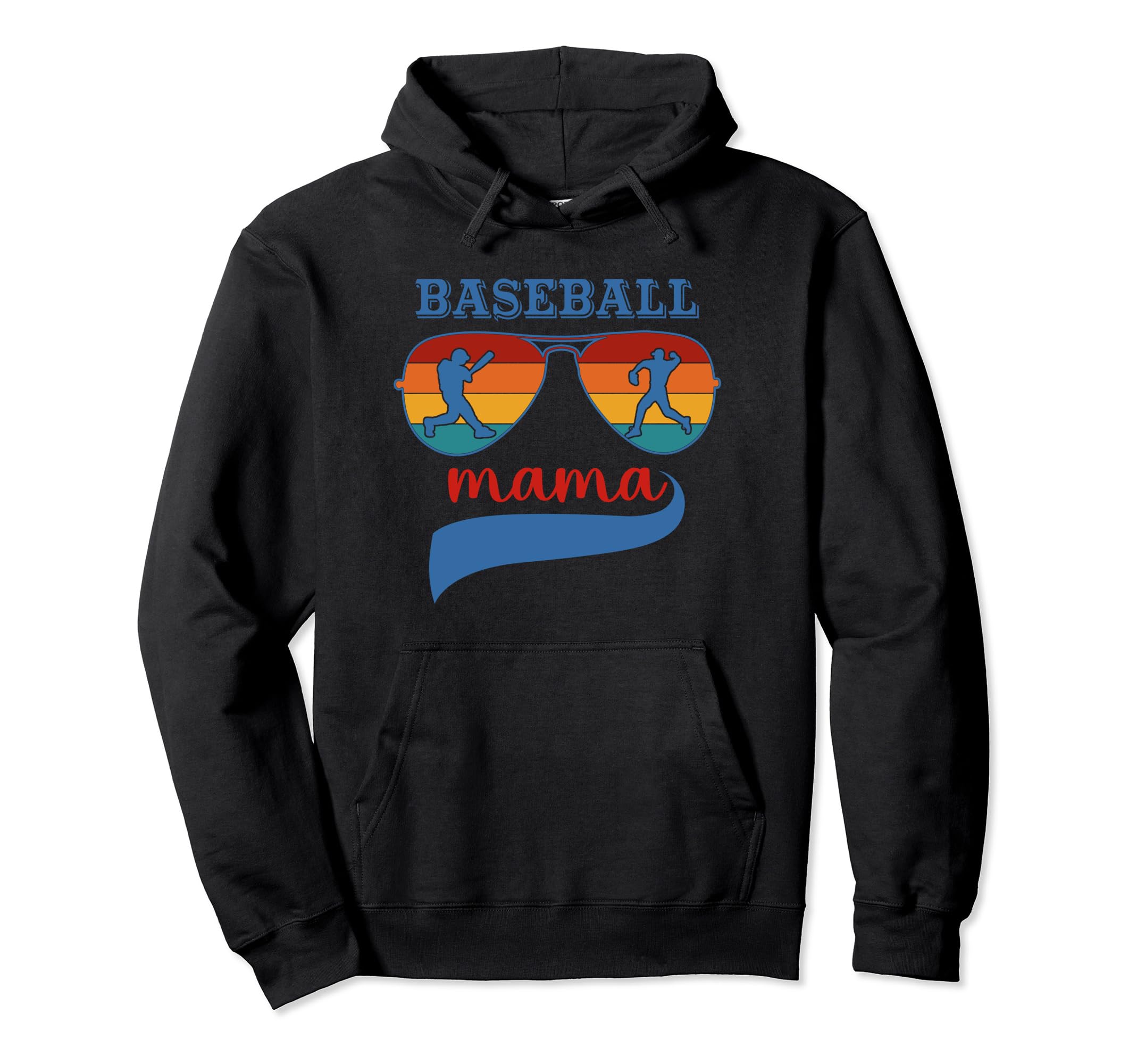 Baseball Mama Baseball Lovers Baseball Hoodie - Trendy Graphic Men Women - T-Shirt, Sweatshirt, Hoodie