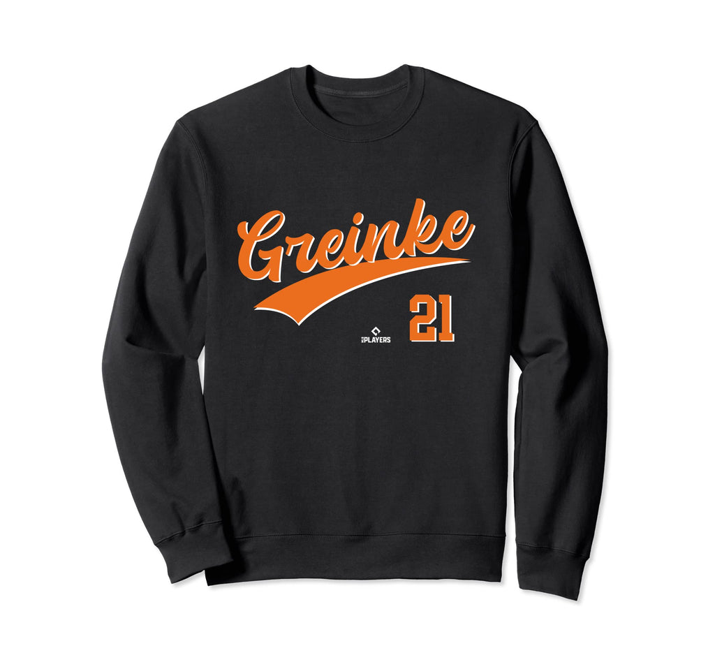 Zack Greinke 21 Houston Baseball Sweatshirt - Novelty Apparel for Adults - T-Shirt, Sweatshirt, Hoodie