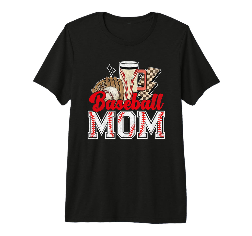 Coffee Baseball Mama Mothers Day Funny T-Shirt - Trendy Graphic for Adults - T-Shirt, Sweatshirt, Hoodie