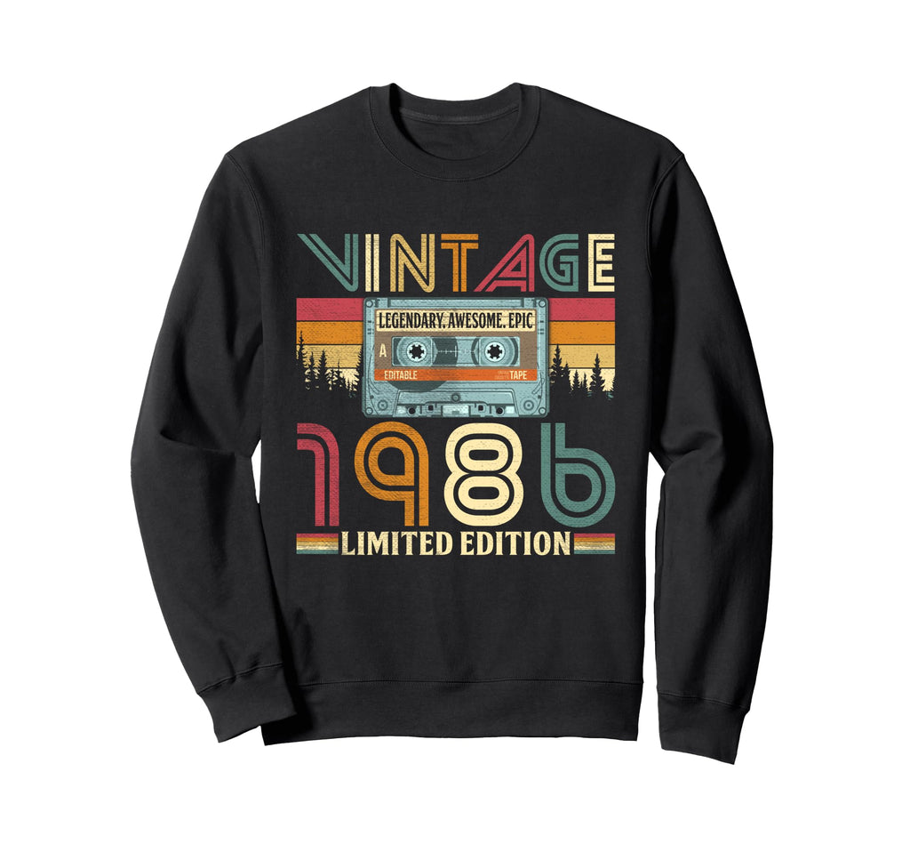 40 Years Old 1986 40Th Birthday Sweatshirt - Graphic Print for Adults - T-Shirt, Sweatshirt, Hoodie